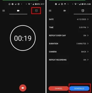 Comment enregistrer une vidéo avec l'écran éteint - Android