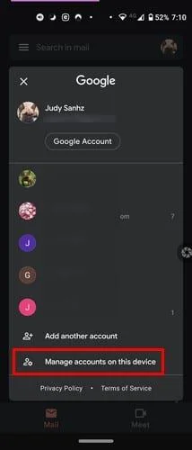 Android：Gmailアカウントを追加する方法