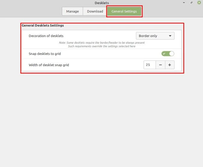 Linux Mint: Nieuwe Desklets toevoegen