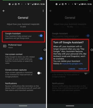 เคล็ดลับง่ายๆ: วิธีปิด Google Assistant