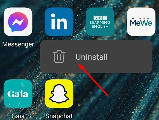 Correção de falha de envio de mensagem no Snapchat