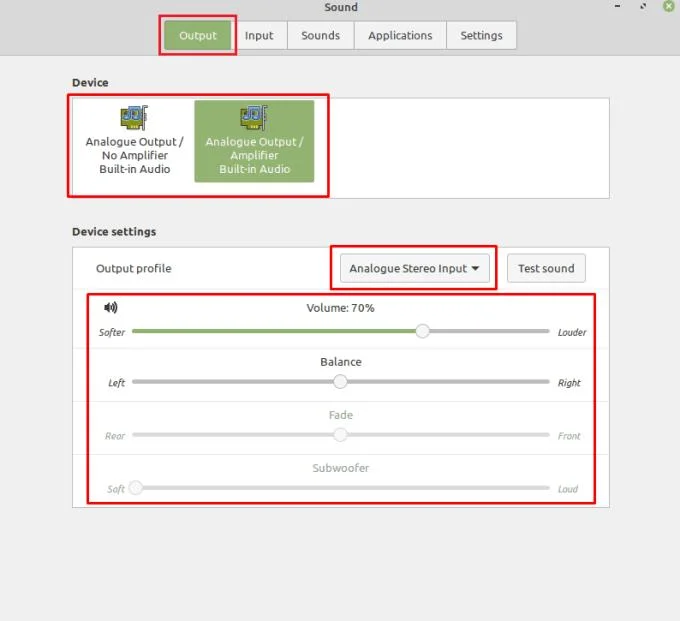 Linux Mint&nbsp;: Comment sélectionner et configurer un périphérique audio