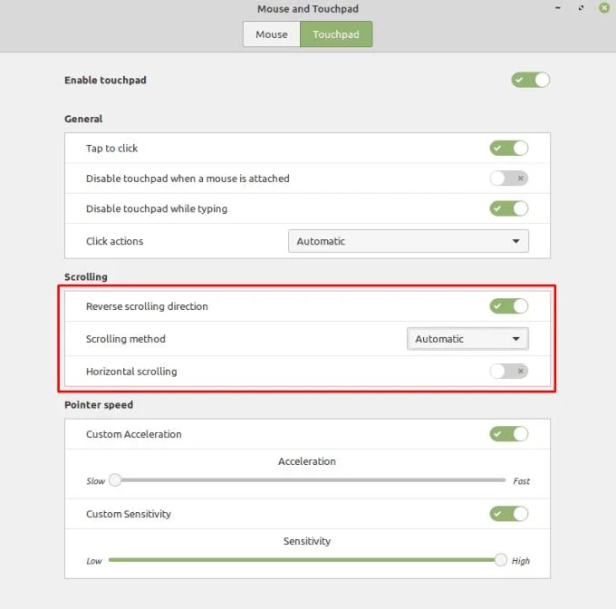 Linux Mint : Comment configurer un pavé tactile pour ordinateur portable