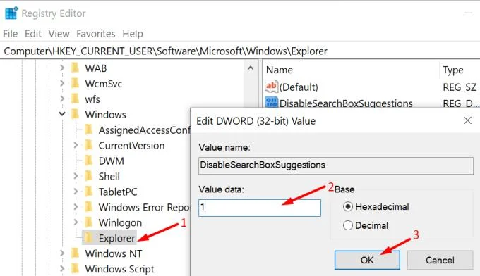 Windows 10: Cách tắt Tìm kiếm nhanh