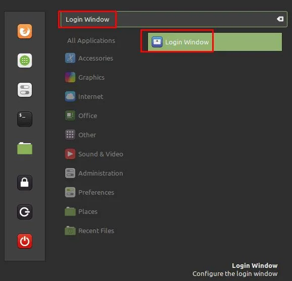 Linux Mint: het inlogvenster configureren