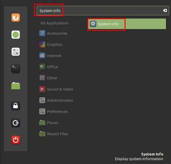 Linux Mint: systeeminformatie bekijken