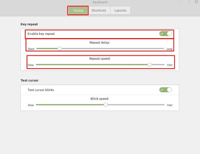 Linux Mint&nbsp;: Comment configurer le délai et la vitesse de répétition de la clé
