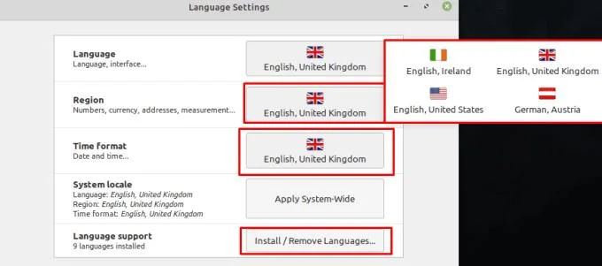 Linux Mint&nbsp;: Comment configurer les formats d'affichage des nombres, des dates et des heures