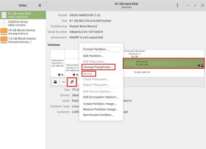 Linux Mint : Gestion des partitions
