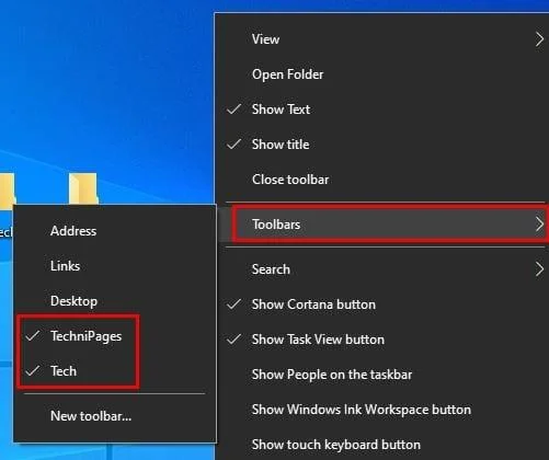 Windows 10：タスクバーに名前を付ける方法