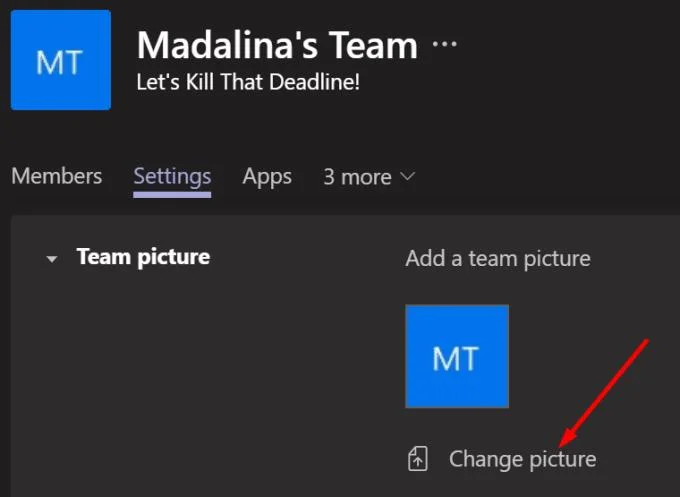 Microsoft Teams: 팀 이미지를 변경하는 방법