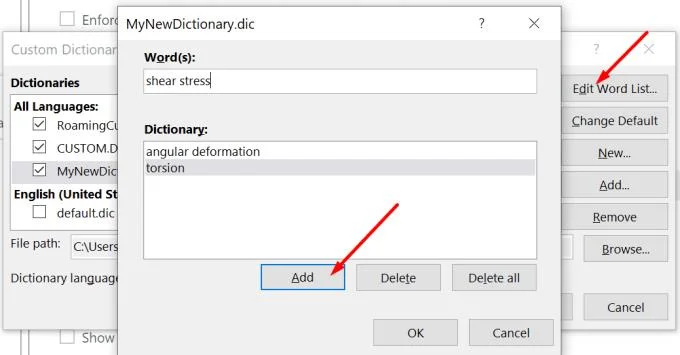 Microsoft Word: Cách tạo từ điển tùy chỉnh