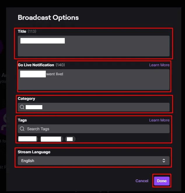 Twitch.tv: Jak skonfigurować tytuł swojego strumienia i grę?