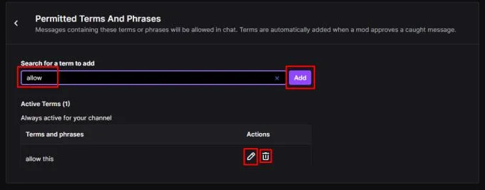 Twitch.tv: Jak dodawać słowa lub frazy do listy zezwoleń lub blokad