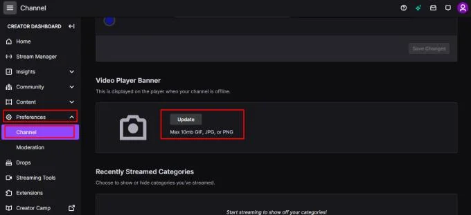 Twitch.tv: So legen Sie ein Platzhalterbild fest, wenn Sie offline sind