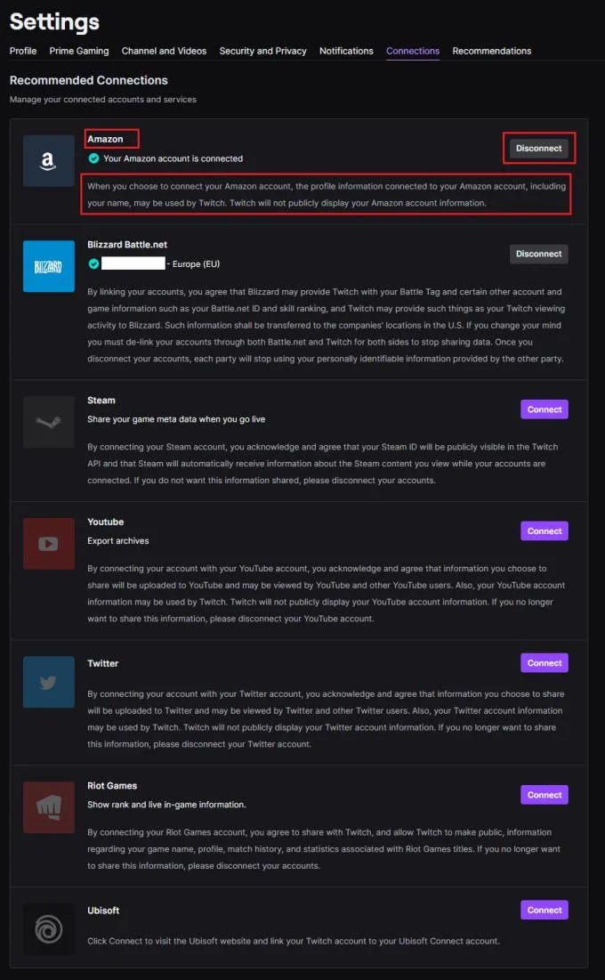 Twitch.tv: Jak przejrzeć wszystkie połączenia z kontami