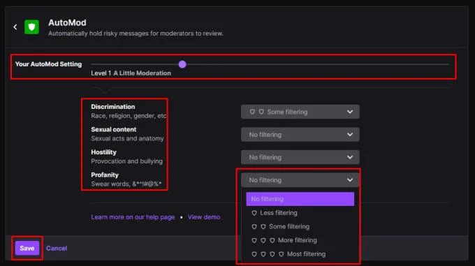 Twitch.tv: Jak skonfigurować Automod do czatu na Twitchu?
