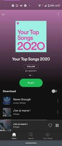 Jak słuchać Spotify opakowanego 2020
