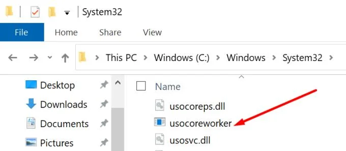 USOCoreWorker.exe Làm gì?  Nó có an toàn không?