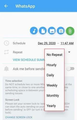 WhatsApp: jak zaprogramować wiadomości świąteczne na później?