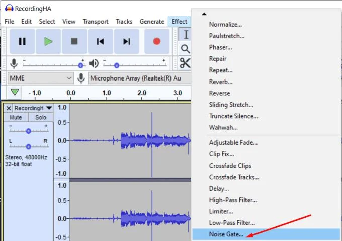 Audacity：如何去除人聲