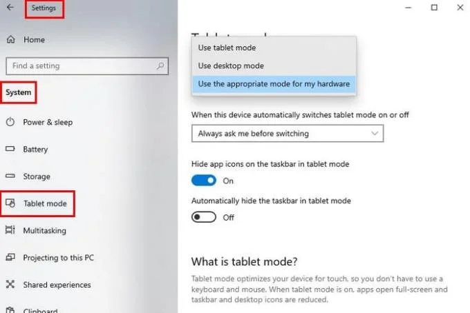 Windows 10: Cómo activar o desactivar el modo tableta