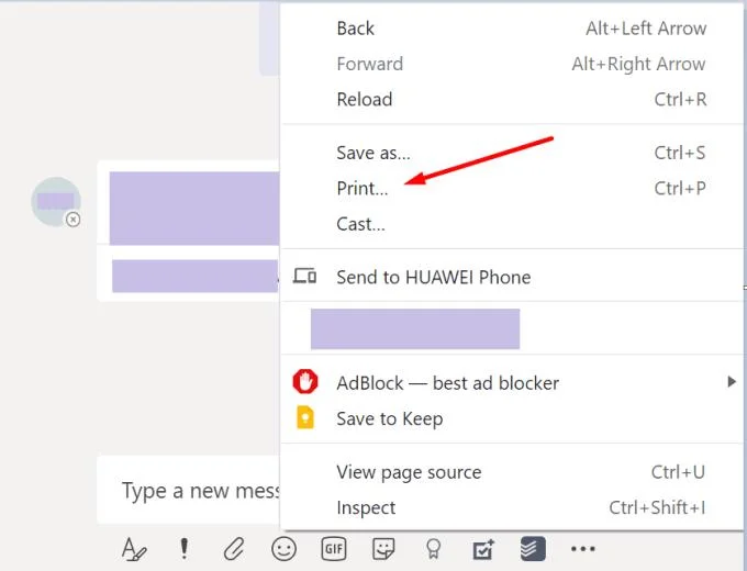 Microsoft Teams: 채팅 기록을 내보내는 방법