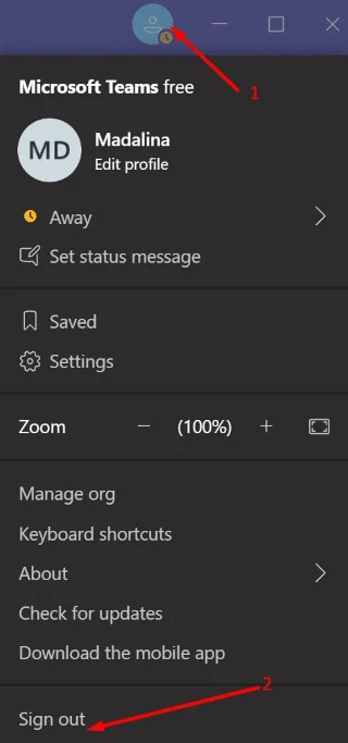 修復 Microsoft Teams：無法在 PC 上看到共享屏幕