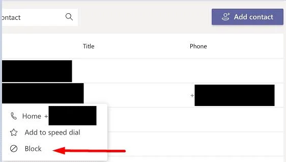 Microsoft Teams: 누군가를 차단하는 방법