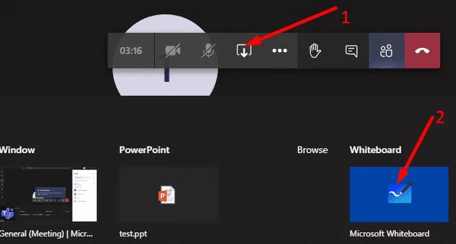 Microsoft Teams：ホワイトボードを開いて使用する方法