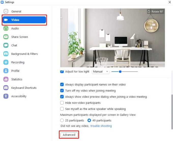 Zoom: jak wyłączyć usuwanie szumów w kamerze internetowej