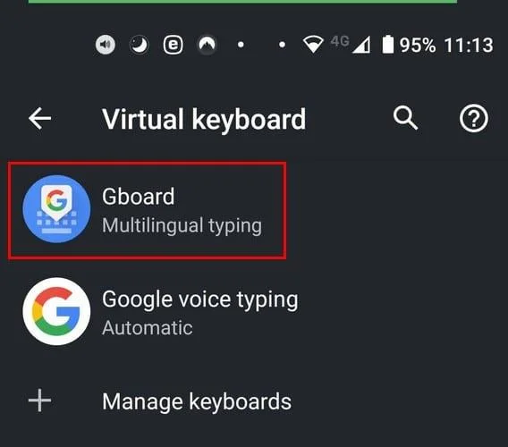 Gboardで提案ストリップを削除する方法
