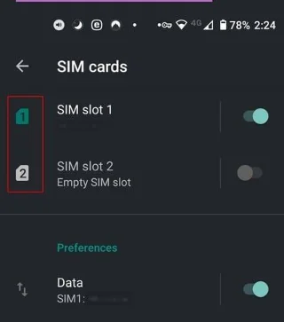 お使いの携帯電話がデュアルSIMであるかどうかを確認する方法