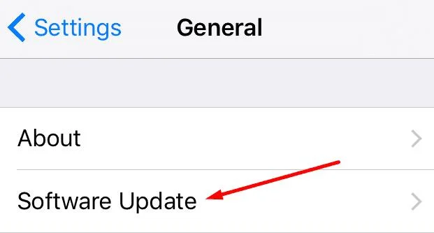 อัปเดตเวอร์ชัน iOS/iPadOS