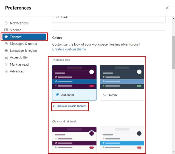 Slack: jak skonfigurować swój motyw