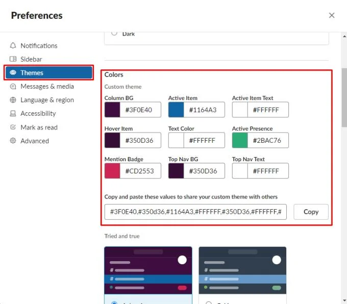 Slack: jak skonfigurować swój motyw