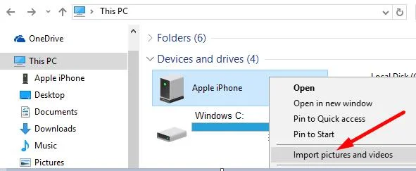 Microsoft Photos ulega awarii podczas importowania z iOS