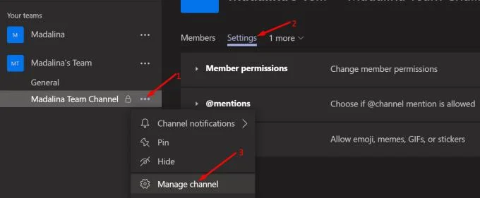 Microsoft Teams：如何禁用評論和回复