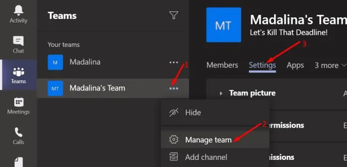 阻止 MS Teams 用戶創建頻道和團隊