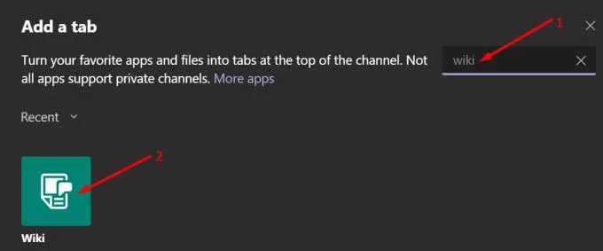 Microsoft Teamsの[Wiki]タブとは何ですか？