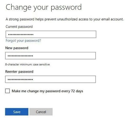 Jak zresetować hasło Microsoft