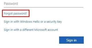 Jak zresetować hasło Microsoft