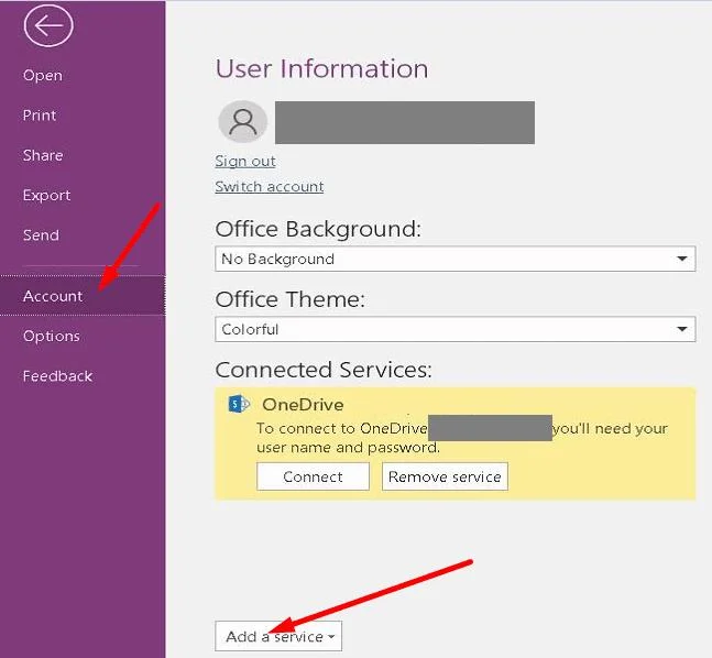 修正：OneNoteにエクスポートオプションがありません