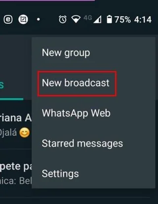 Cách gửi tin nhắn quảng bá trên WhatsApp