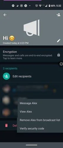 Cách gửi tin nhắn quảng bá trên WhatsApp