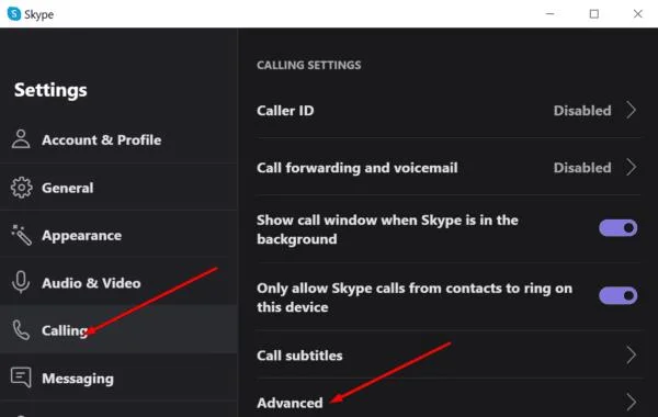 수정: Skype가 자동으로 전화에 응답