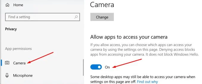 Corrigir câmera do Microsoft Teams esmaecida