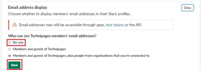 Slack: Jak skonfigurować, kto może zobaczyć adresy e-mail członków Workspace