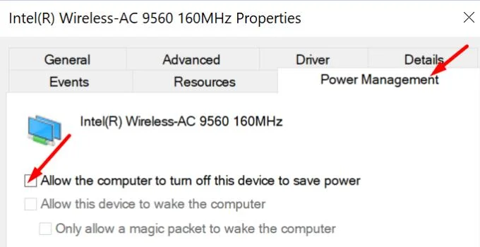 แก้ไขปัญหาไดรเวอร์อแดปเตอร์ Intel WI-FI 6 AX201 หรือฮาร์ดแวร์
