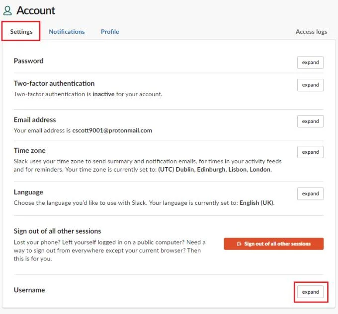 Slack: como alterar seu nome de usuário